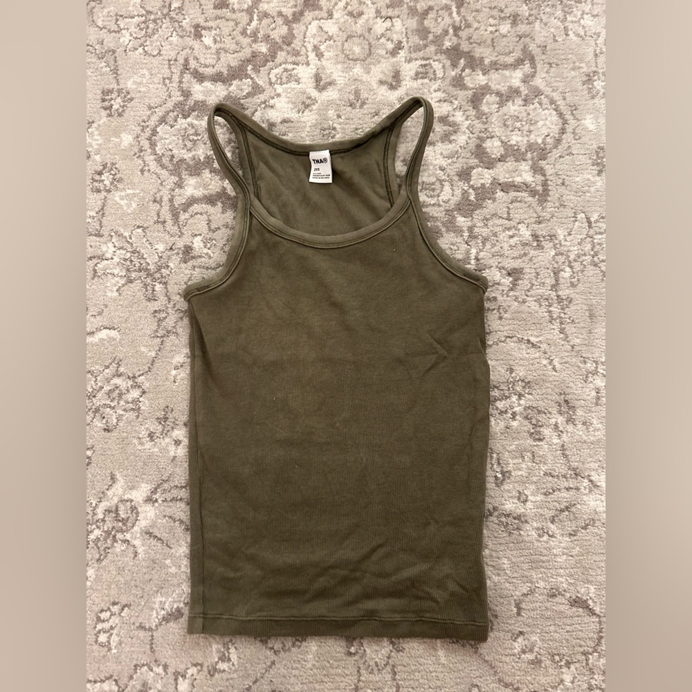 Aritzia Olive Tank Top